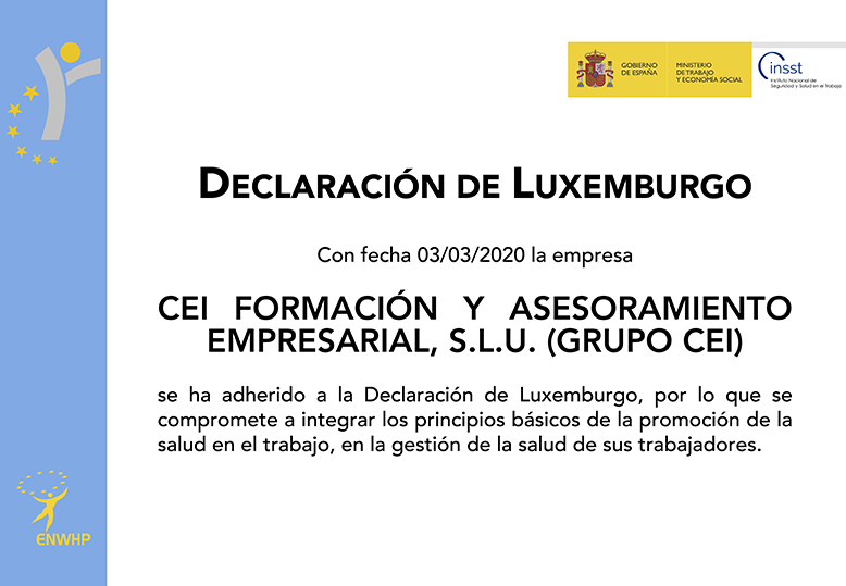 CEI FORMACIÓN Luxemburgo