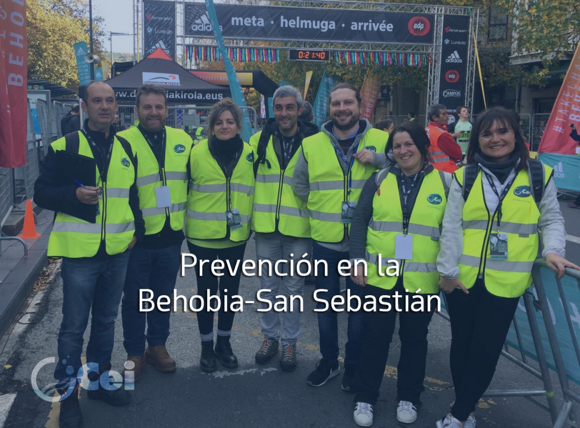 Cei Servicio de Prevención en la Behobia San Sebastián