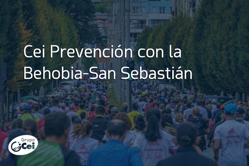 Un año más, Cei Prevención con la Behobia- San Sebastián