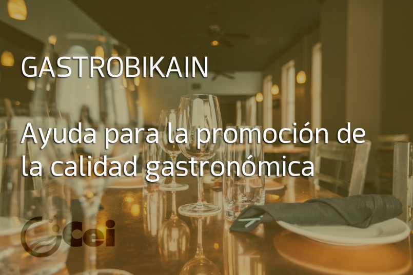 El Gobierno Vasco crea GASTROBIKAIN; una línea de subvenciones dirigida a la promoción de la calidad gastronómica.