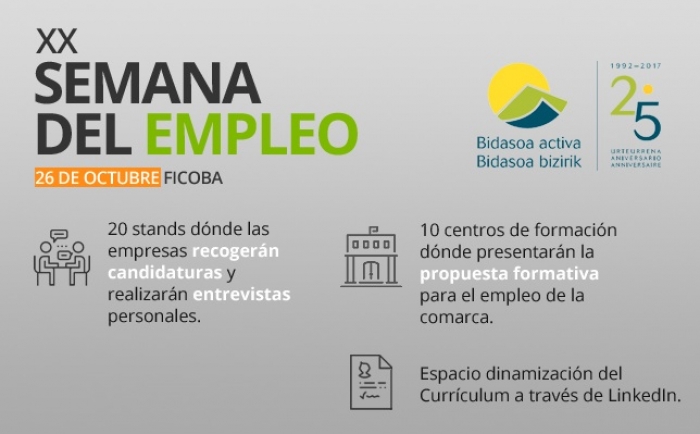 Cei estará mañana en la jornada XX semana del empleo en Ficoba organizada por Bidasoa Activa